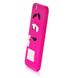 Силиконовый чехол M&M для iPhone 6 / 6s  розовый