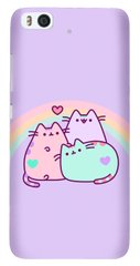 Фіолетовий бампер з котиком Пушин Xiaomi Mi5s