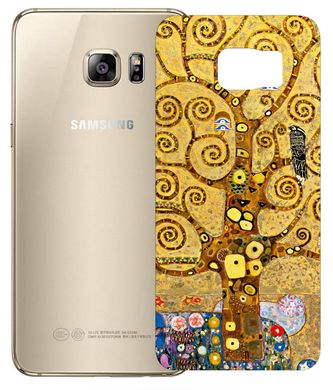 Накладка с Древом жизни на Samsung Galaxy S7 edge Густав Климт
