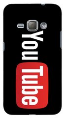 Бампер с логотипом YouTube для Samsung J1 2016 (j120h)