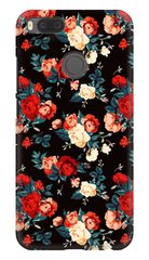 Чохол з Трояндами на Xiaomi Mi A1 / 5x Чорний