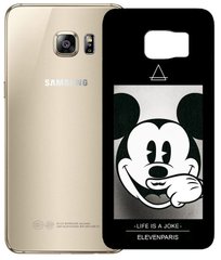 Черный накладка с Микки Маусом на Samsung Galaxy S7 edge Дисней