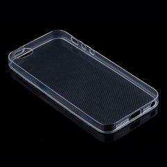 Ультра тонкий силиконовый iPhone 5 / 5s / SE прозрачный
