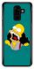 Чохол накладка з Гомером Сімпсоном на Samsung j810 Зелений