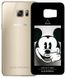 Черный накладка с Микки Маусом на Samsung Galaxy S7 edge Дисней