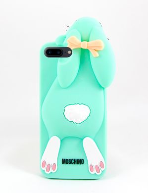 Силиконовый кейс mint bunny moschino iPhone 7 plus