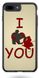 Чохол I Love You для iPhone 7 plus Подарунковий