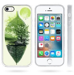 Чехол с Природой на iPhone 5 / 5s / SE Белый