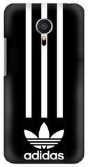 Чехол с логотипом Адидас на Meizu M3s Черный