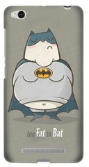 Смешной чехол Толстый Бэтмен на Xiaomi Redmi 3 пластиковый