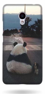 Крутой чехол Meizu M5 курящая панда