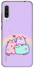 Фиолетовый бампер с котиком Пушин Xiaomi Мі А3