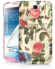 Цветочный рисунок чехол для Samsung Note 2 N7100
