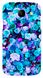 Чехол накладка с Розами на Samsung Core Duos ( i8262 ) Голубой