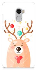 Бампер с Оленем для Xiaomi Redmi 4 Pro 16Gb Рождественский