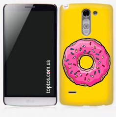 Чохол з яскравим пончиком LG G3 Stylus Жовтий