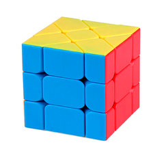 Яркий Кубик Рубик 3х3 Moyu Speed Fisher Stickerless