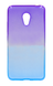 Силиконовый чехол градиент для Meizu M3 mini Фиолетово-голубой
