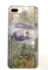 Блестящий чехол на iPhone 7 plus Картинка доллара
