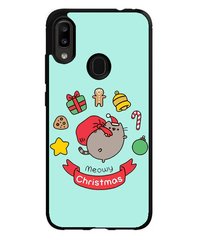 Нежный чехол для Samsung Galaxy (Cамсунг Гелакси) А205 F 2018  Пушин Рождественский на подарок
