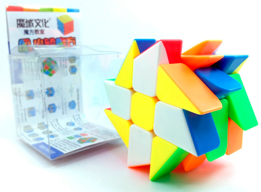 Кубик Рубик 3х3 Moyu Windmill Cube Stickerless