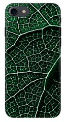 Накладка с Текстурой листа на iPhone ( Айфон ) 8 plus Зеленая