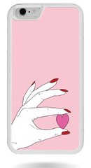 Чехол на 14 Февраля для iPhone 6 / 6s Розовый