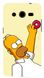 Желтый чехол для Samsung Core Prime Гомер Симпсон
