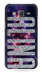 Накладка с Текстурой космоса для Samsung j500 Имя