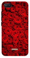 Бампер з Трояндами для Xiaomi Redmi 6a Яскравий