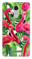 Чехол с розовым фламинго Xiaomi Note 3 яркий