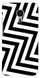 Чехол Мейзу М2 ноут - черно-белые линиии