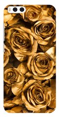 Золотой чехол для девушки на Xiaomi Mi6 Розы