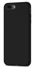Бампер силіконовий на iPhone 8 plus чорний матовий