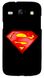 Чехол с логотипом Супермена на Samsung Galaxy Core Duos Черный