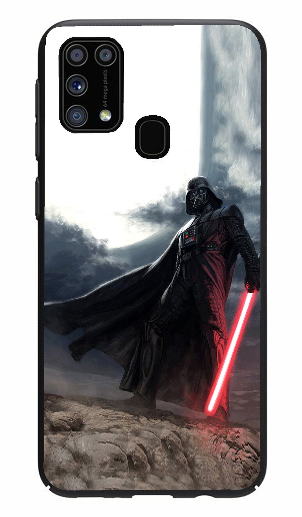 Яркий металлизированный чехол для Samsung Galaxy M31 M 315 Star Wars Дарт  Вейдер