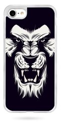 Прорезиненный чехол Лев для iPhone SE 2 2020