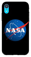 Чохол з логотипом Наса на iPhone ( Айфон ) XR Чорний