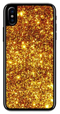 Блеск золота силиконовый бампер для iPhone XS