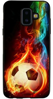 Прогумований бампер для хлопця на Samsung J6 Plus 2018 Футбол
