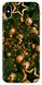 Зеленый чехол для iPhone ( Айфон ) XS Max Новогодняя елочка