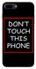 Чохол " Не чіпай цей телефон " на iPhone 7 plus Чорний