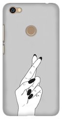 Серый чехол с картинкой на заказ для Redmi Note 5a prime