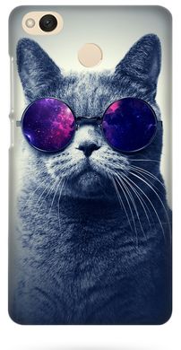 Чохол з фото Котик в окулярах для Xiaomi Redmi 4x