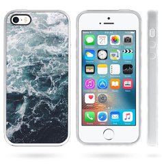 Прорезиненный бампер для iPhone 5 / 5s / SE Море