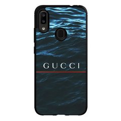 Чехол с надписью Gucci для Samsung А20 Стильный