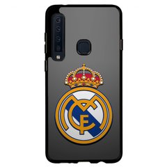 Серый чехол для Samsung Galaxy A920 логотип Реал Мадрид