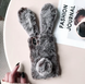 Объемный чехол на iPhone XS Max Меховой кролик