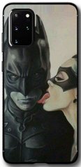 Оригинальный софт тач чехол для Samsung S20 Plus Бетмен и Женщина Кошка