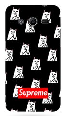 Популярный чехол стикер для Samsung Core 2 ( G355 ) Котик факи